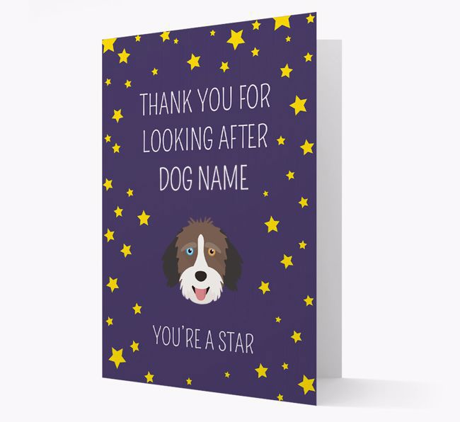 Personalized 'You're A Star' Thank You Card